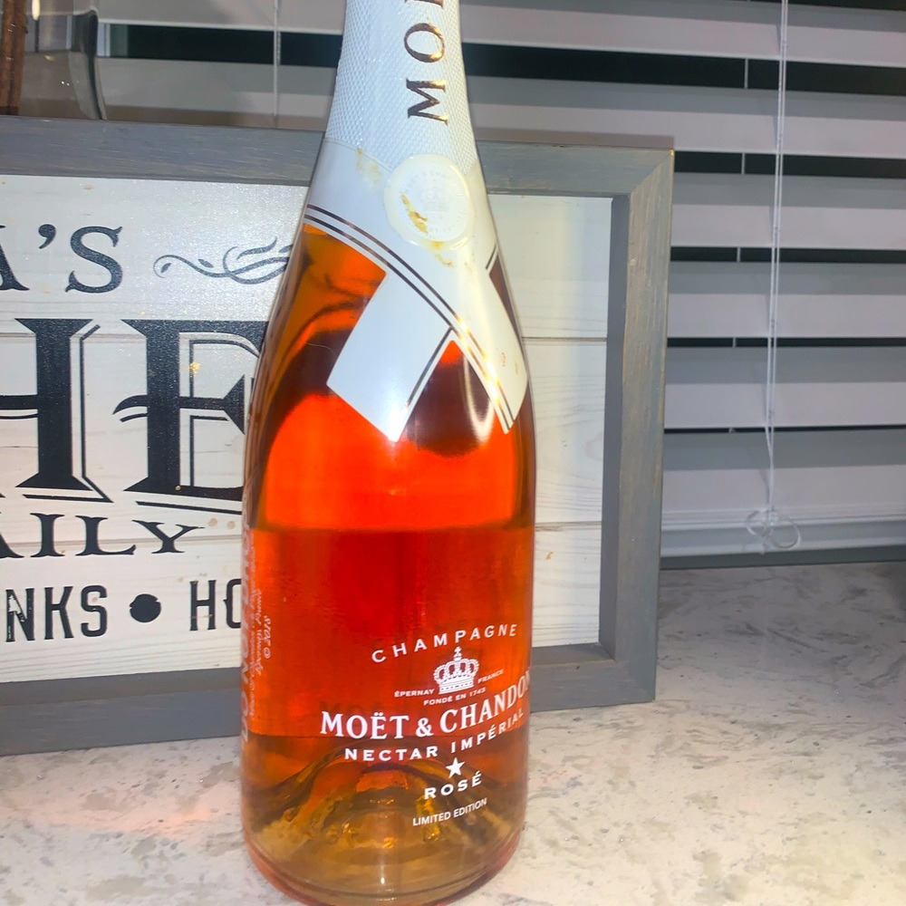 Off White Moet Champagne.